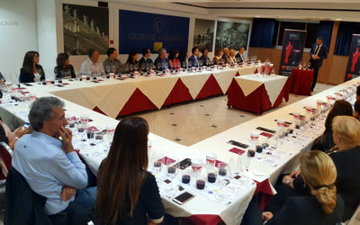 La volpe, la cicogna e i calici Riedel