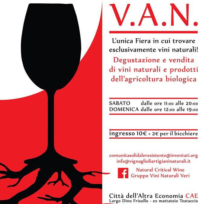 Roma, 18 e 19 novembre – Vignaioli Artigiani Naturali