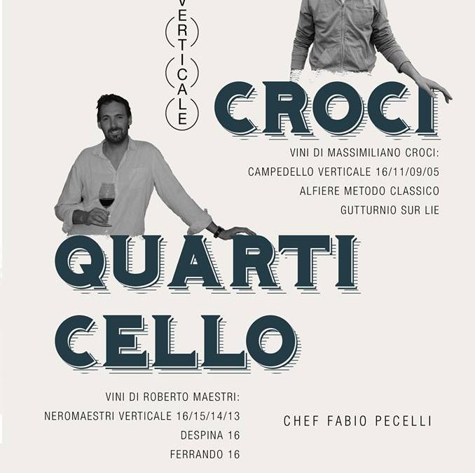 Roma, 23 novembre – I vini di Croci e Quarticello al Caffè Propaganda