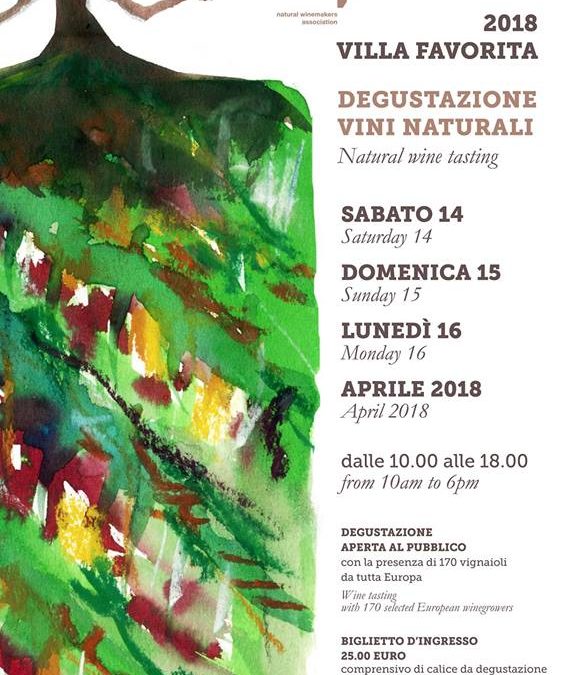 Sarego (Vi), dal 14 al 16 aprile – VinNatur a Villa Favorita
