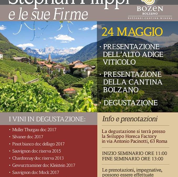 Roma, 24 maggio – Stephan Filippi e le sue Firme