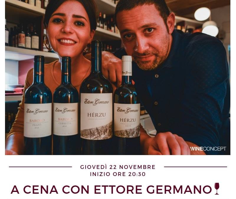 Roma, 22 novembre – A cena con Ettore Germano