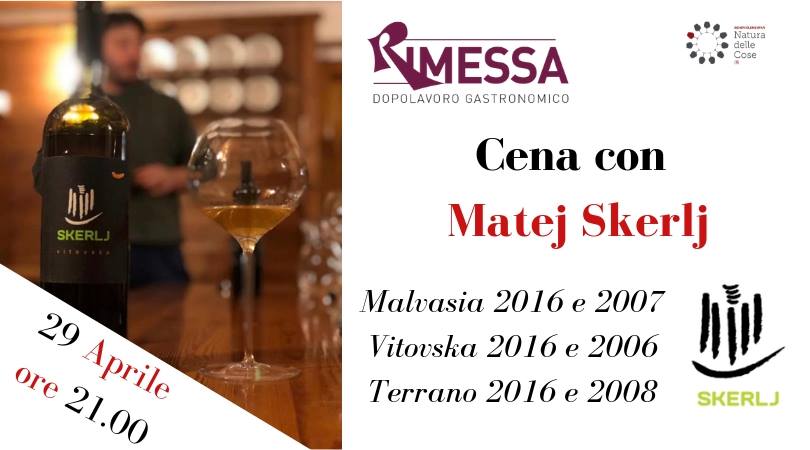 Roma, 29 aprile – Cena con Matej Skerlj