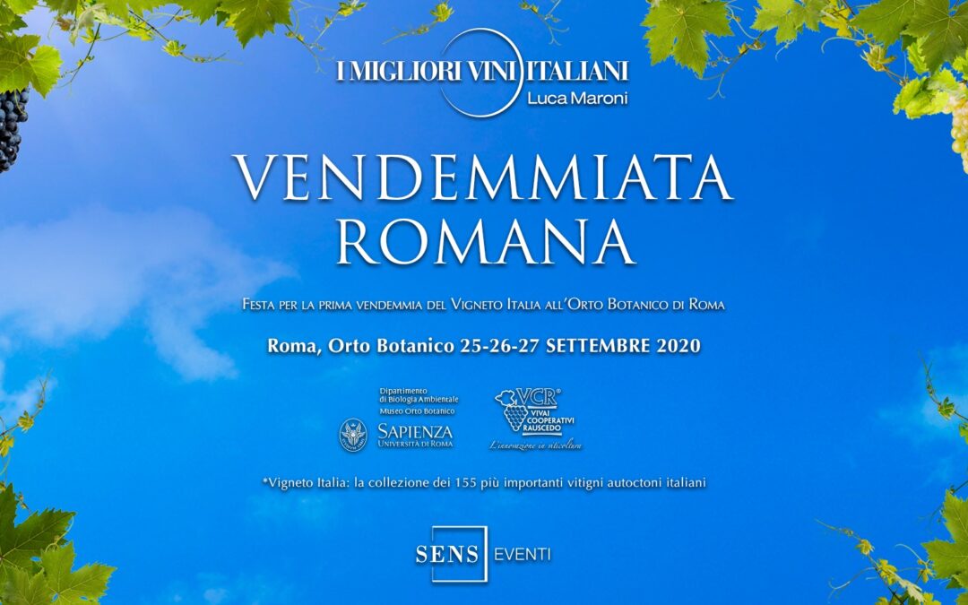 Roma, dal 25 al 27 settembre – Vendemmiata Romana