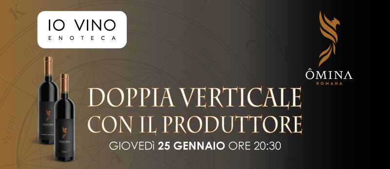 Albano Laziale (Rm), 25 gennaio – Degustazione con il produttore Ômina Romana